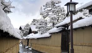 Winter Samurai district in Kanazawa city
