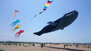 内灘町の世界凧の祭典